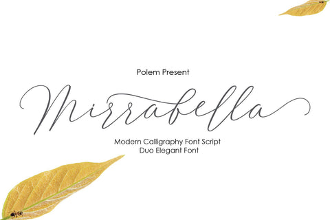 Mirrabella Duo Font Font PolemStudio 