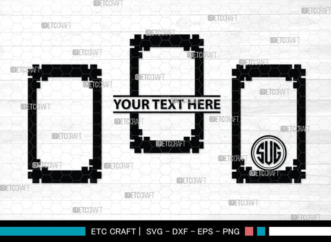 Mirror Monogram, Mirror Silhouette, Mirror SVG, Compact Mirror Svg, Hand Mirror Svg, Fashion Svg, SB00204 SVG ETC Craft 