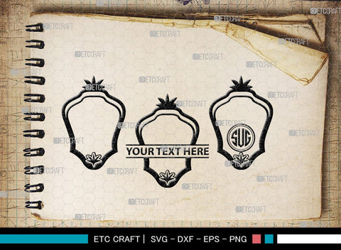 Mirror Monogram, Mirror Silhouette, Mirror SVG, Compact Mirror Svg, Hand Mirror Svg, Fashion Svg, SB00204 SVG ETC Craft 