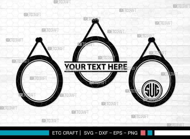 Mirror Monogram, Mirror Silhouette, Mirror SVG, Compact Mirror Svg, Hand Mirror Svg, Fashion Svg, SB00204 SVG ETC Craft 