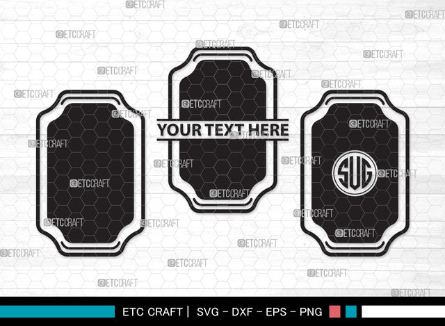 Mirror Monogram SVG, Mirror Svg, Mirror Frame Svg, Compact Mirror Svg, Hand Mirror Svg, Cosmetic Mirror Svg, Fashion Svg, Mirror Monogram SVG ETC Craft 