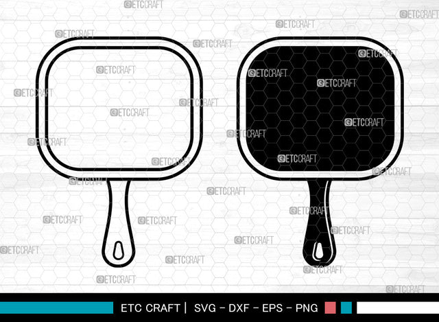 Mirror SVG, Hand Mirror Svg, Compact Mirror Svg, Mirror Svg SVG ETC Craft 
