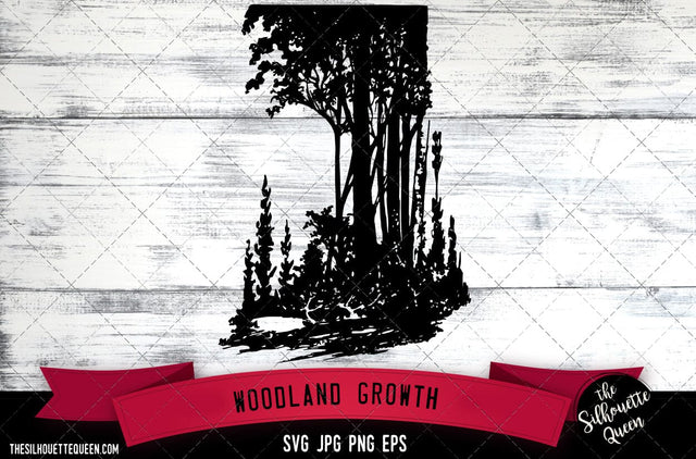 Miscellaneous Woodland Growth SVG -Vector Art Commercial & Personal Use- Cricut,Silhouette,Cameo,Vinyl Cut SVG Loveleen Kaur 