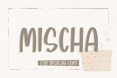 Mischa - Fun Display Font Font Typobia 