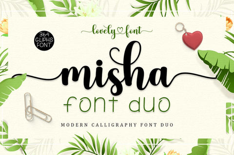Misha Font Duo Font muhammadzeky 