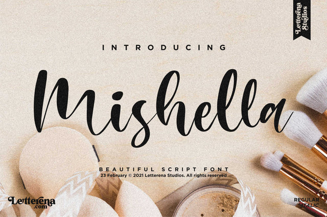 Mishella Font Letterena Studios 