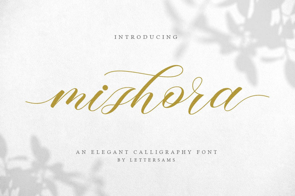 Mishora Script - So Fontsy