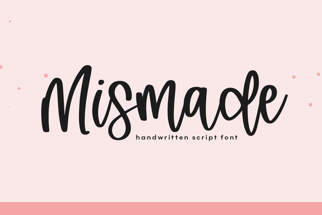 Mismade - Modern Handwritten Script Font Font KA Designs 