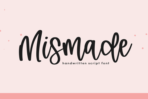 Mismade - Modern Handwritten Script Font Font KA Designs 
