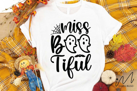 Miss boo tiful svg, Baby Boo Svg, Baby Girl Cut File, First Halloween Svg, Ghost Svg SVG Isabella Machell 