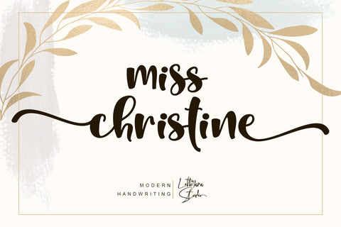 Miss Christine Font Letterara 