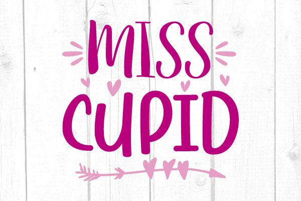 Miss Cupid Svg, Love Svg, San Valentine Svg, Cricut Silhouette, Svg Files SVG cricutfilesmg 