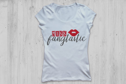 Miss Fangtastic| Halloween Vampire SVG Cutting Files. SVG CosmosFineArt 