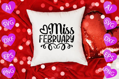Miss February SVG CraftlabSvg29 