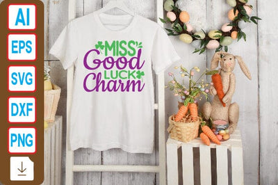 Miss Good Luck Charm SVG Craftlabsvg24 