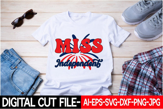 Miss Independent Retro Svg SVG Blessedprint 