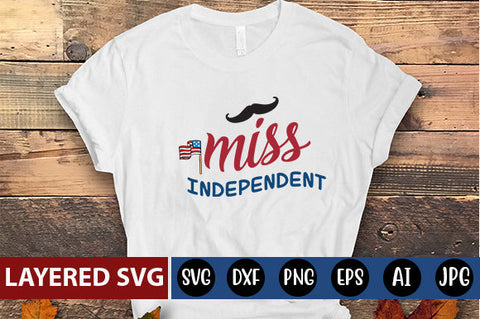 miss independent SVG cut file SVG Blessedprint 