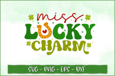 Miss lucky charm Retro SVG SVG Shetara Begum 