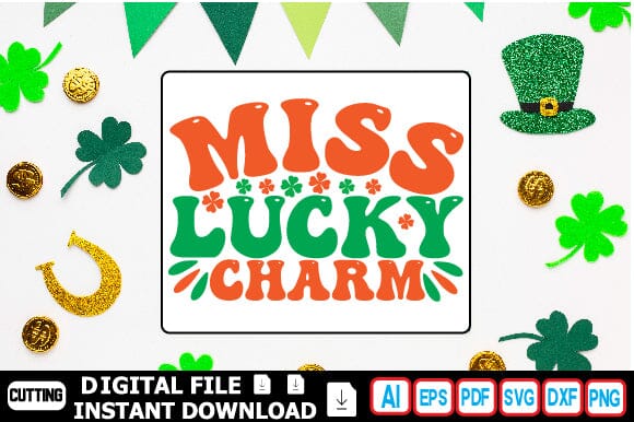 Miss Lucky Charm SVG Craftlabsvg24 
