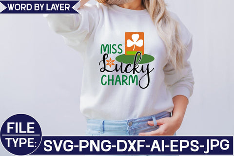 Miss Lucky Charm SVG Cut File SVG Studio Innate 