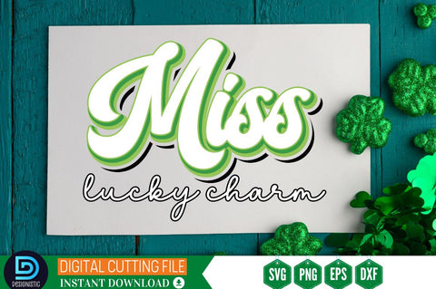 Miss lucky charm SVG SVG DESIGNISTIC 