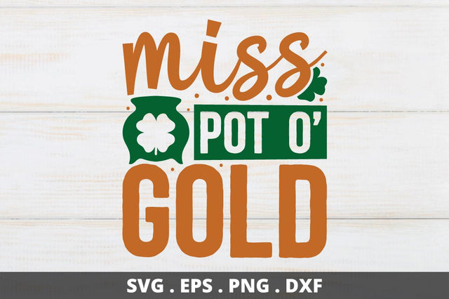 miss pot o' gold SVG Designangry 