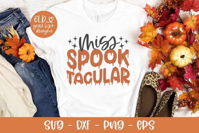 Miss SpookTacular - Retro Halloween SVG SVG Grace Lynn Designs 