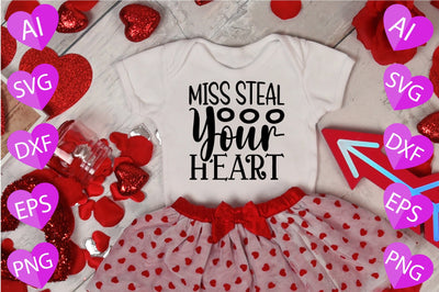 Miss Steal Your Heart SVG CraftlabSvg29 
