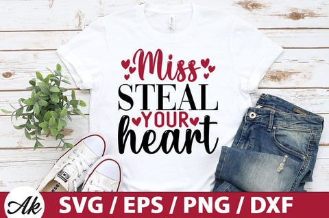 Miss steal your heart SVG SVG akazaddesign 
