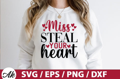 Miss steal your heart SVG SVG akazaddesign 