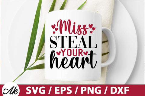 Miss steal your heart SVG SVG akazaddesign 