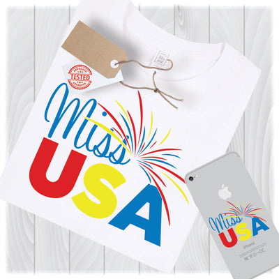 Miss USA Svg Files for Cricut Designs, 4th of July Svg Girl Svg, Baby Svg, Patriotic Svg, Independence Day Svg, 4th of July Clipart Clip art SVG My Sew Cute Boutique 