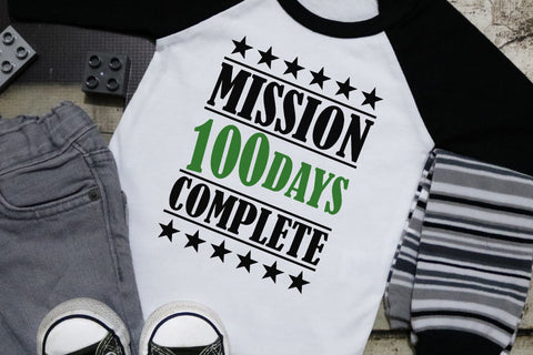 Mission Complete 100 Days SVG Morgan Day Designs 