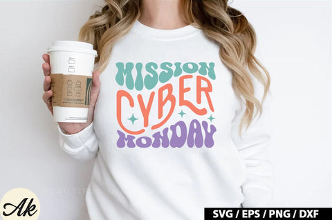 Mission cyber monday Retro SVG SVG akazaddesign 