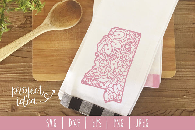 Mississippi Mandala Zentangle SVG SavoringSurprises 