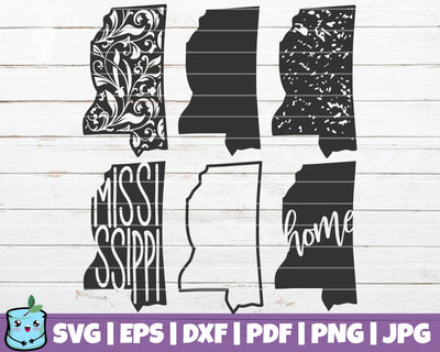 Mississippi State SVG MintyMarshmallows 