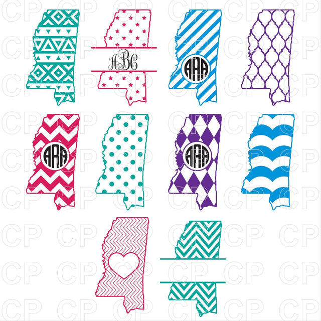 Mississippi SVG Bundle SVG cutperfectstudio