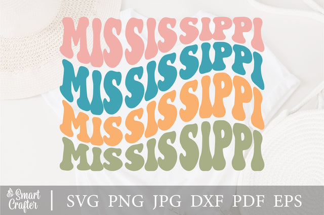 Mississippi SVG, Mississippi cut files svg, Mississippi Cricut svg, Mississippi Silhouette svg, Mississippi digital download SVG Fauz 