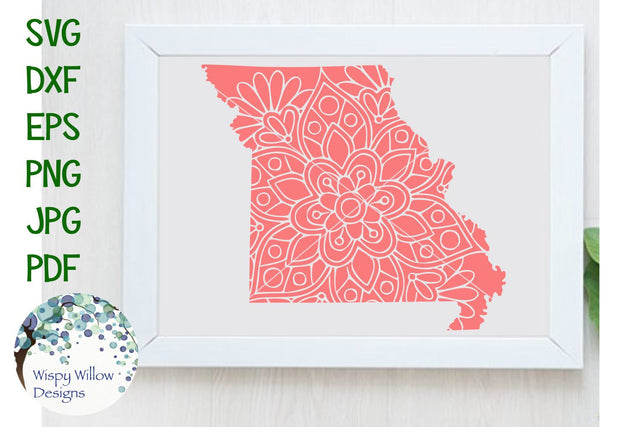 Missouri Mandala SVG Wispy Willow Designs 