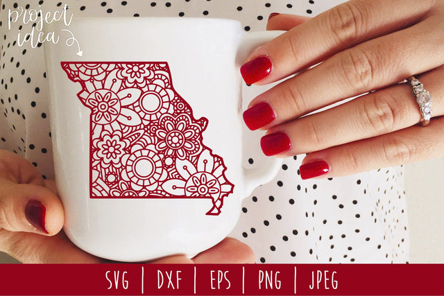 Missouri Mandala Zentangle SVG SavoringSurprises 