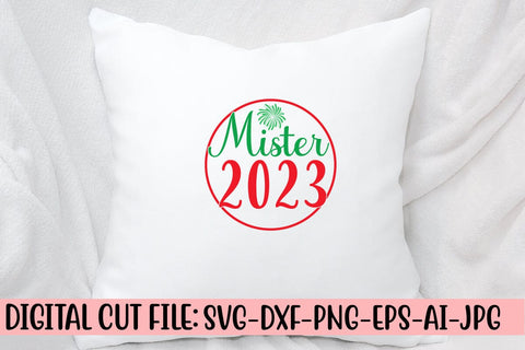 Mister 2023 SVG Cut File SVG Syaman 