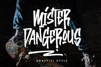 Mister Dangerous – Graffiti Style Font Arterfak Project 