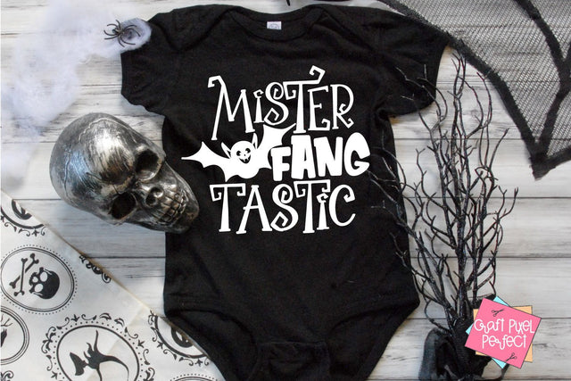 Mister Fangtastic, Baby Ghoul Svg, Baby Halloween Svg, Toddler Halloween Svg, Newborn Halloween Svg, Halloween Saying Svg SVG Craft Pixel Perfect 