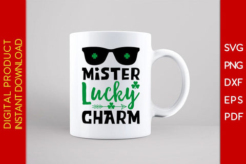 Mister Lucky Charm St Patrick's Day SVG PNG PDF Cut File SVG Creativedesigntee 