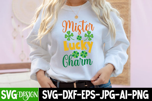 Mister Lucky Charm SVG Cut File, Mister Lucky Charm SVG Design SVG BlackCatsMedia 