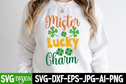 Mister Lucky Charm SVG Cut File, Mister Lucky Charm SVG Design SVG BlackCatsMedia 