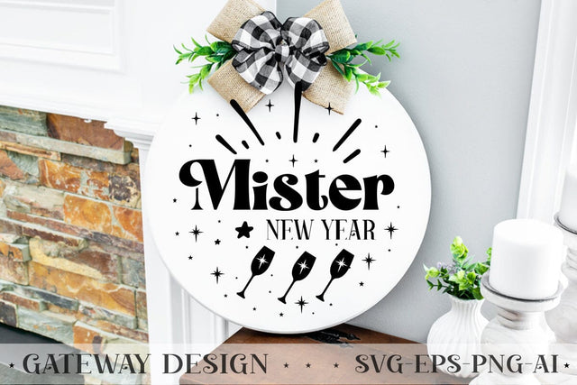 Mister New Year Signs Design SVG designmaster24 