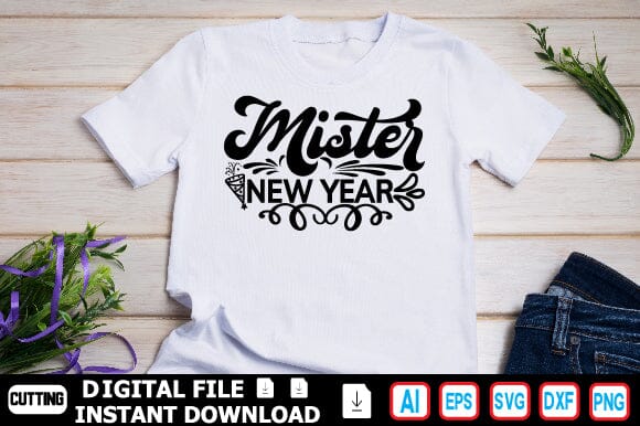 Mister New Year SVG Craftlabsvg24 