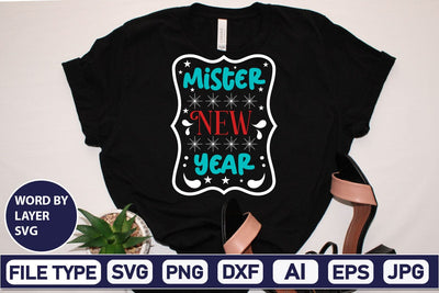 Mister New Year SVG Cut File SVG DesignPlante 503 