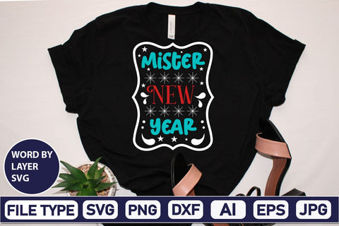 Mister New Year SVG Cut File SVG DesignPlante 503 